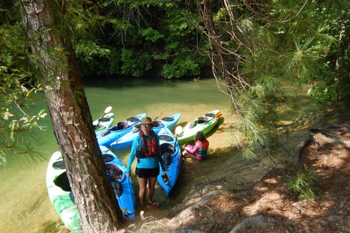 a group of people riding on the back of a motorcycle
